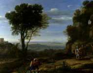 Пейзаж с Давидом в пещере Одоллам